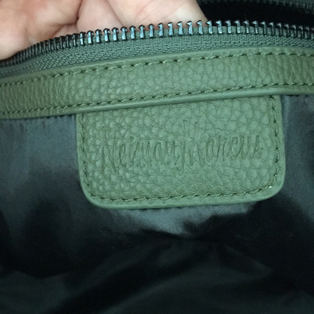 Faux python green handbag - Picture 3 of 5